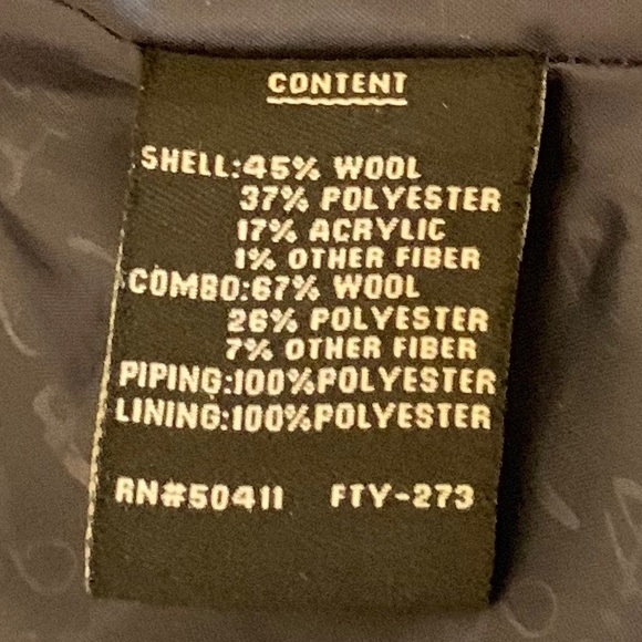 Kensie blue and blue tweed coat. - Picture 7 of 8